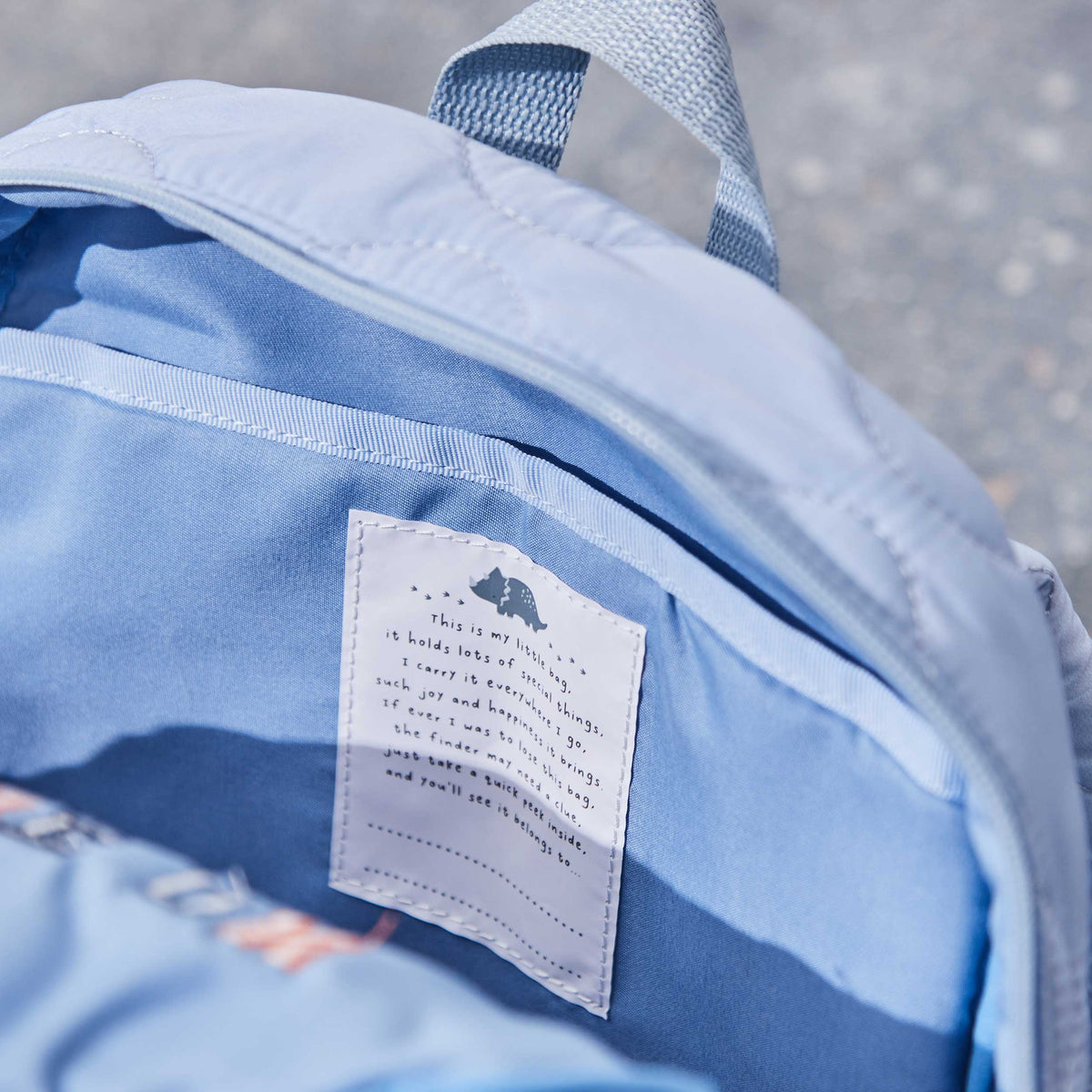 My Kids Personalised Swim Quilted Medium Backpack