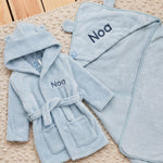 Personalized Blue Towel Gift Set