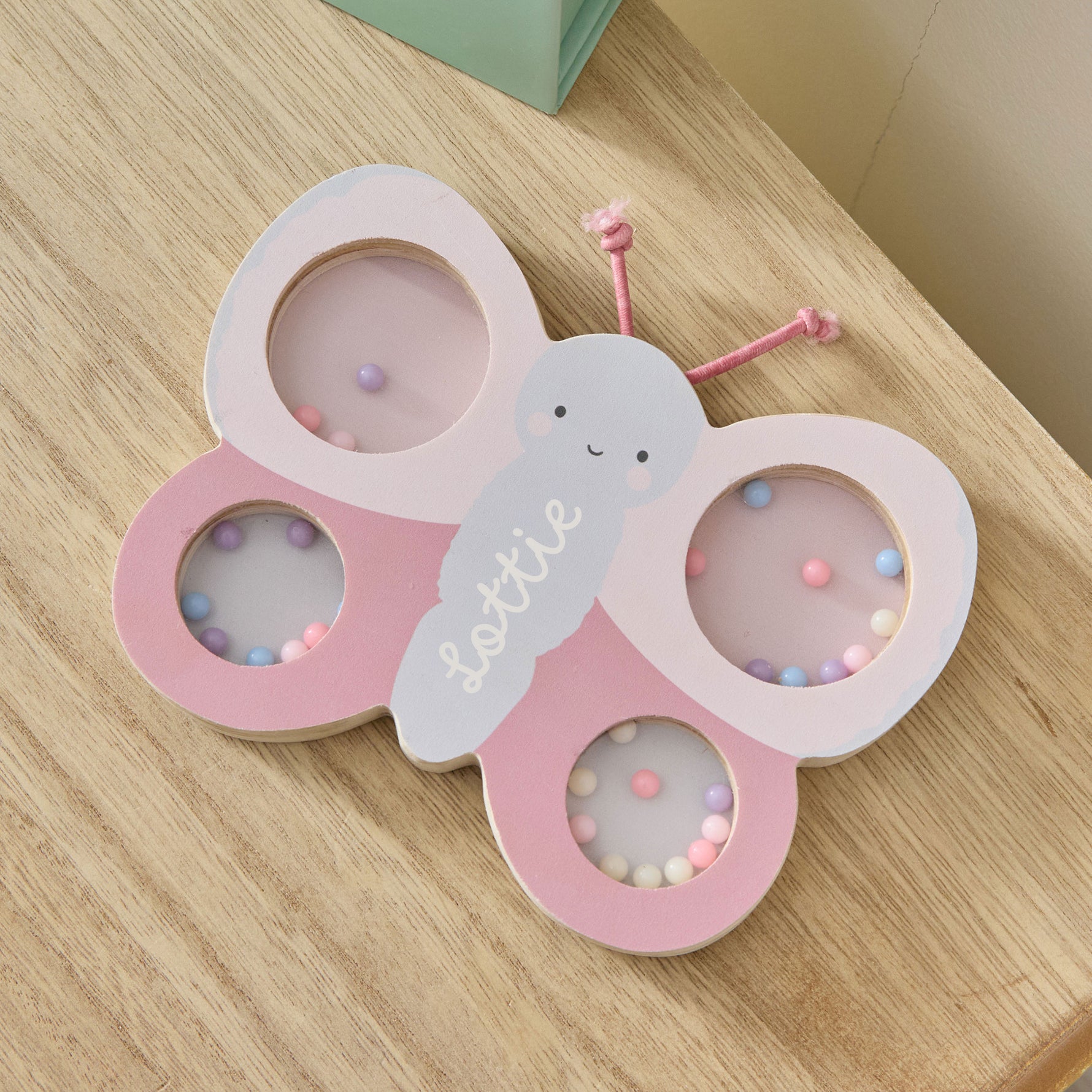 Personalised Butterfly Rattle FSC®
