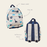 Personalised Dinosaur Print Classic Mini Backpack