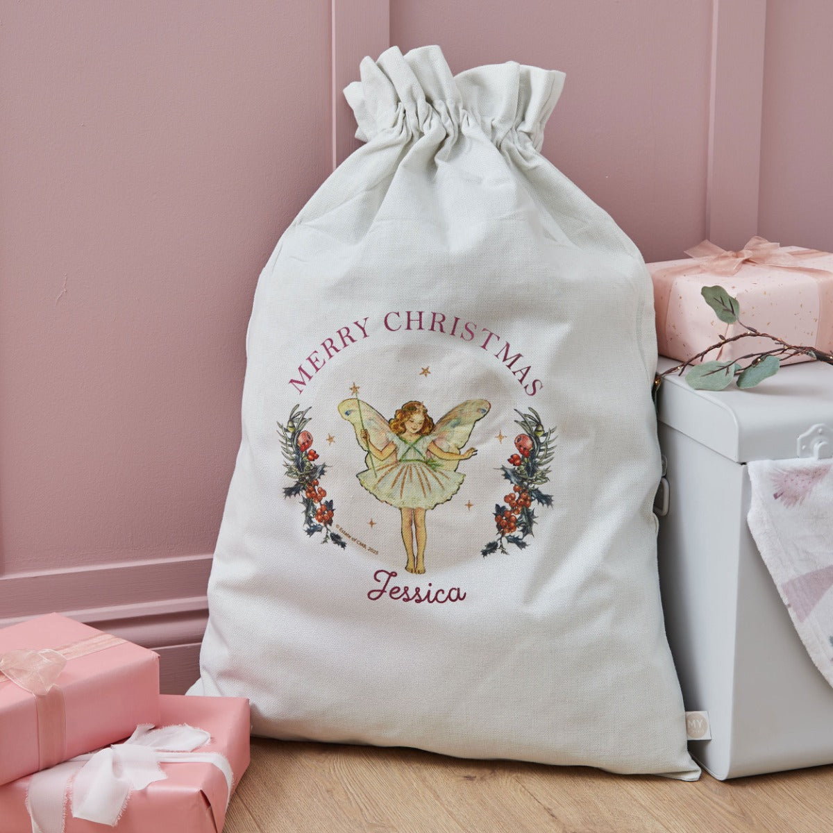 Personalised Flower Fairies™ Christmas Sack