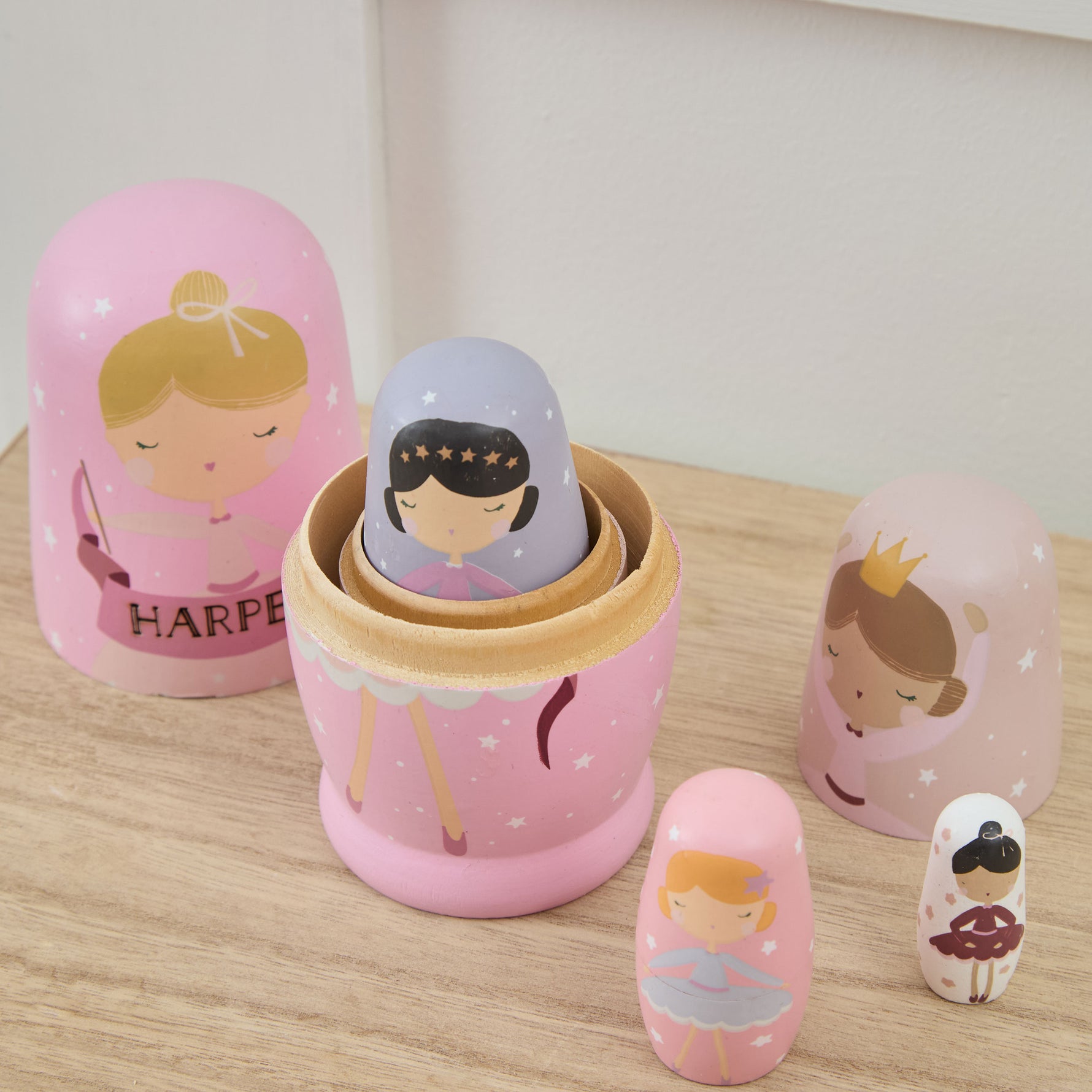 Personalised Twinkle Tales Nesting Dolls FSC®