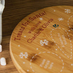 Personalised Peter Rabbit™ Round Christmas Bamboo Platter