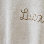 Personalised Oatmeal Jumper