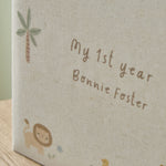 Personalised Safari Linen Photo Album