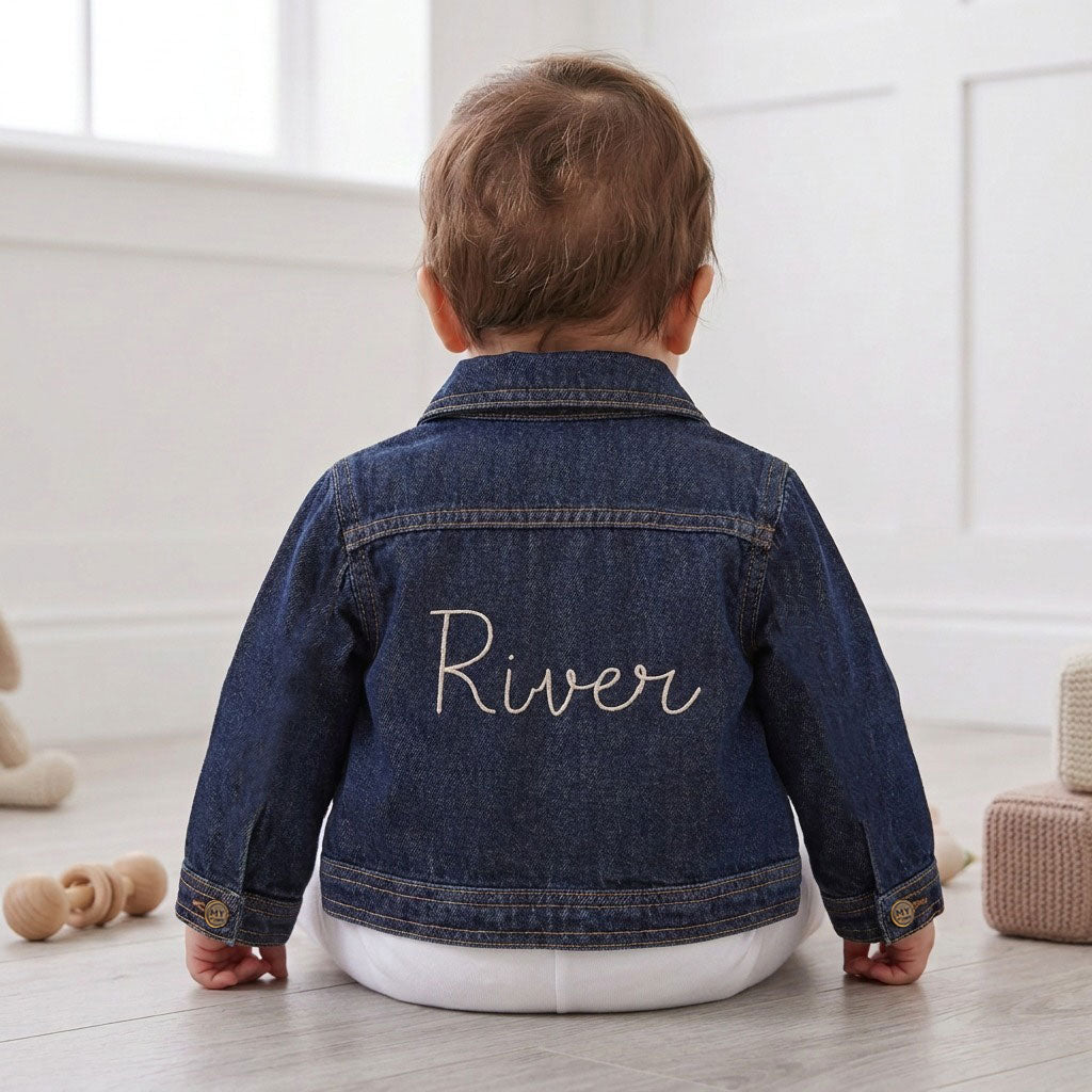 Personalised Indigo Denim Jacket