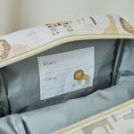 Personalised Neutral Safari Grab Handle Lunchbag