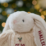 Personalised My 1st Christmas Bunny and Jumper