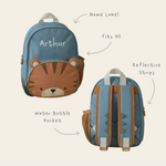 Personalised Tiger Pocket Mini Backpack