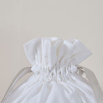 Personalised Born To Be Loved Embroidered Drawstring Bag