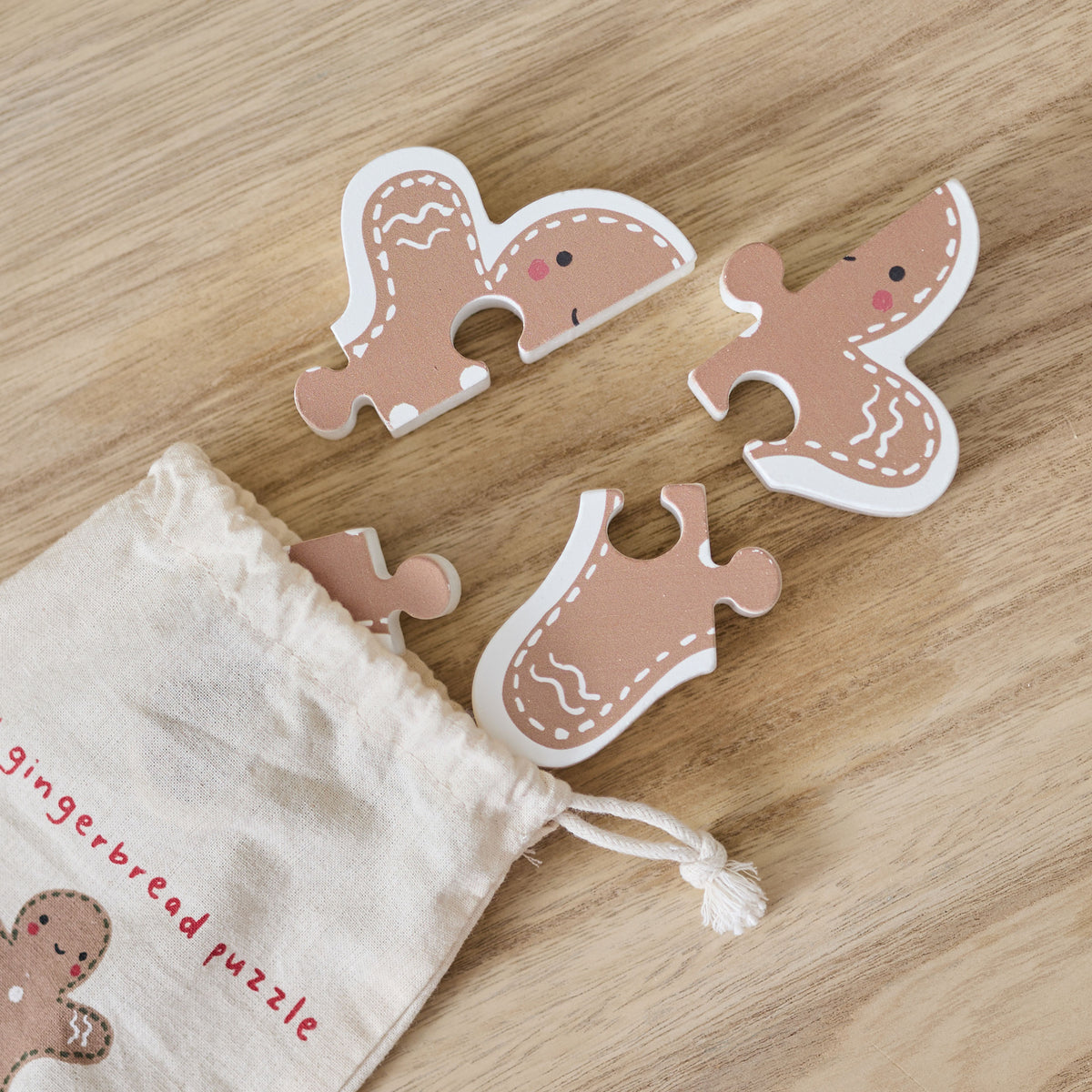 Gingerbread Wooden Puzzle FSC® 12 months+