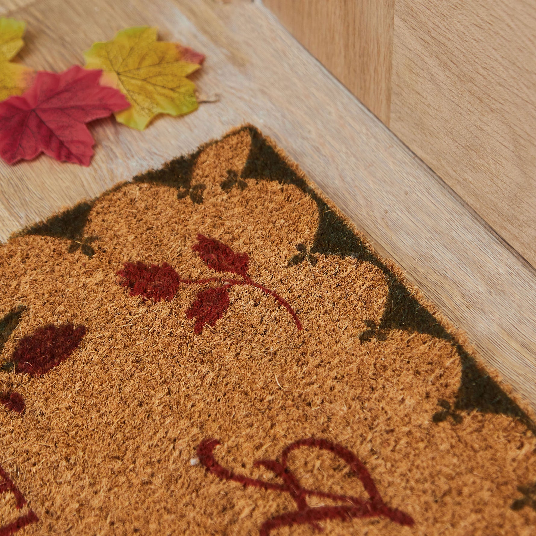Personalised Autumn Coir Door Mat