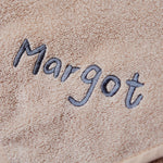 Personalized Oatmeal Leopard Small Hooded Towel