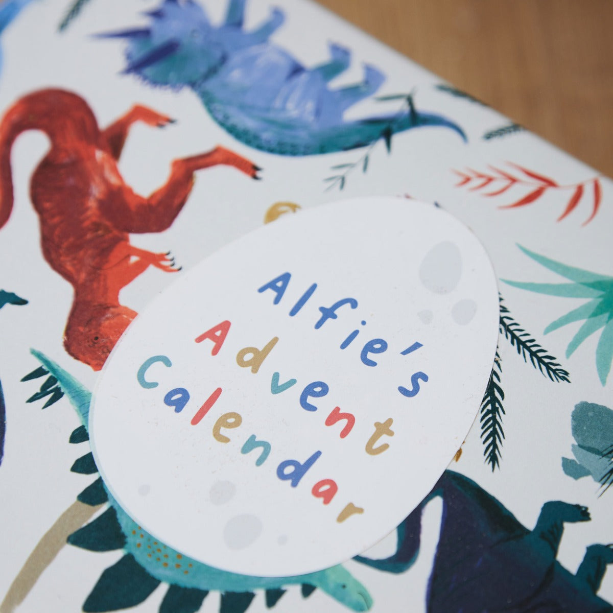 Personalised Meri Meri Dinosaur Advent Calendar