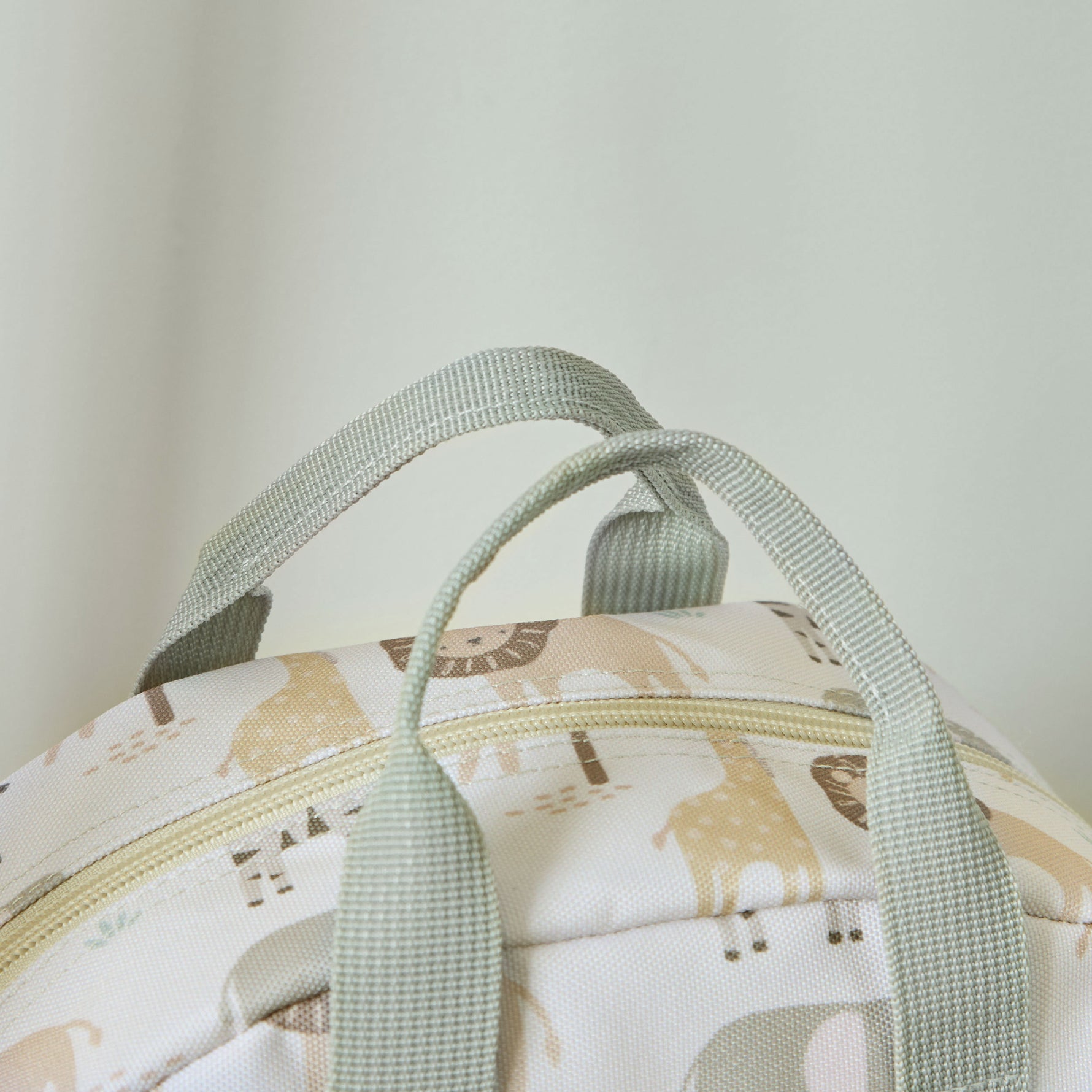 Personalised Neutral Safari Medium Backpack