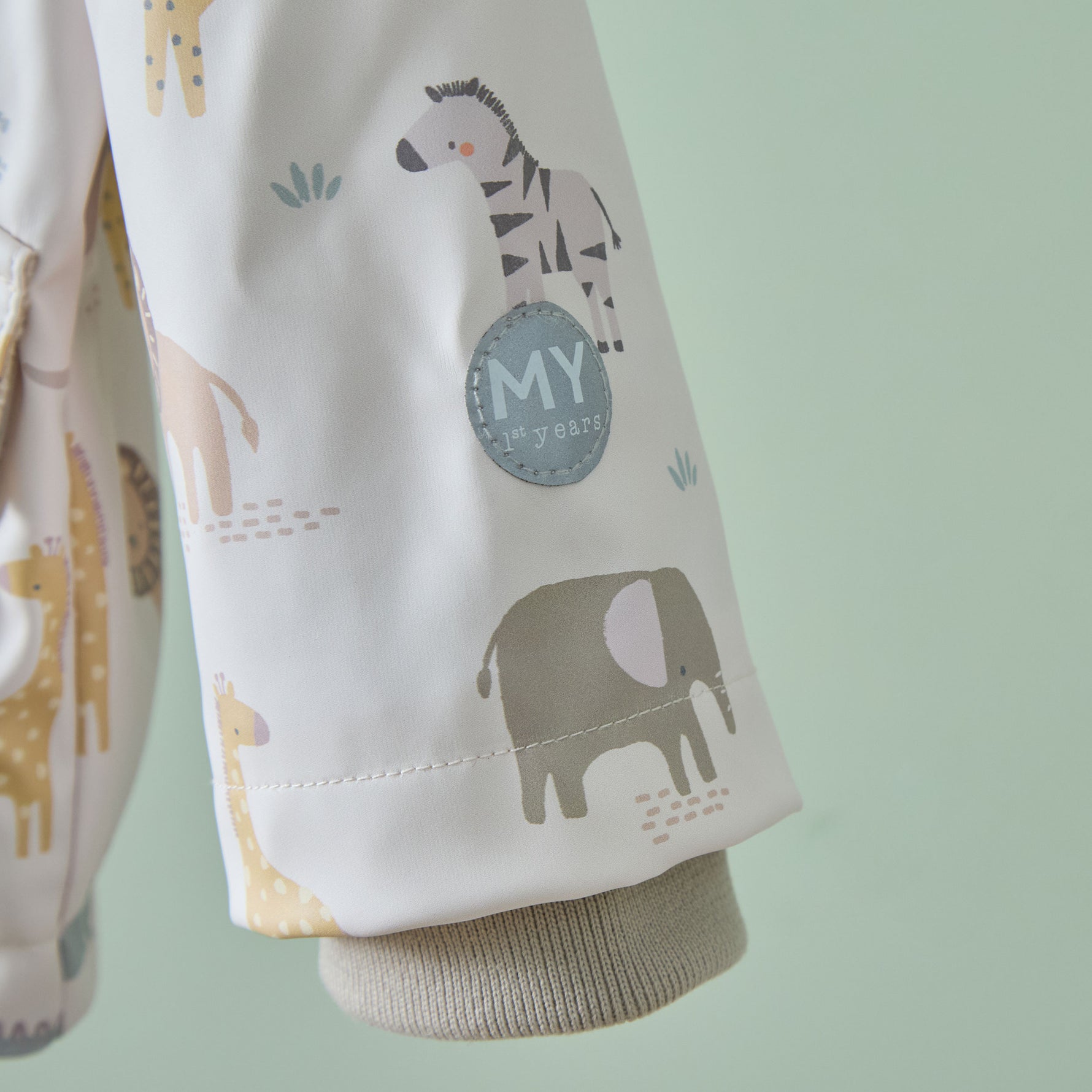 Personalised Neutral Safari Raincoat