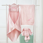 Personalised New Baby Essentials Gift Set - Pink