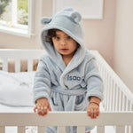 Personalized Blue Splash, Snuggle & Cuddle Gift Set
