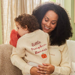 Personalised Little Pumpkin Oatmeal Cardigan