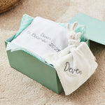Personalized Ivory New Baby Gift Set