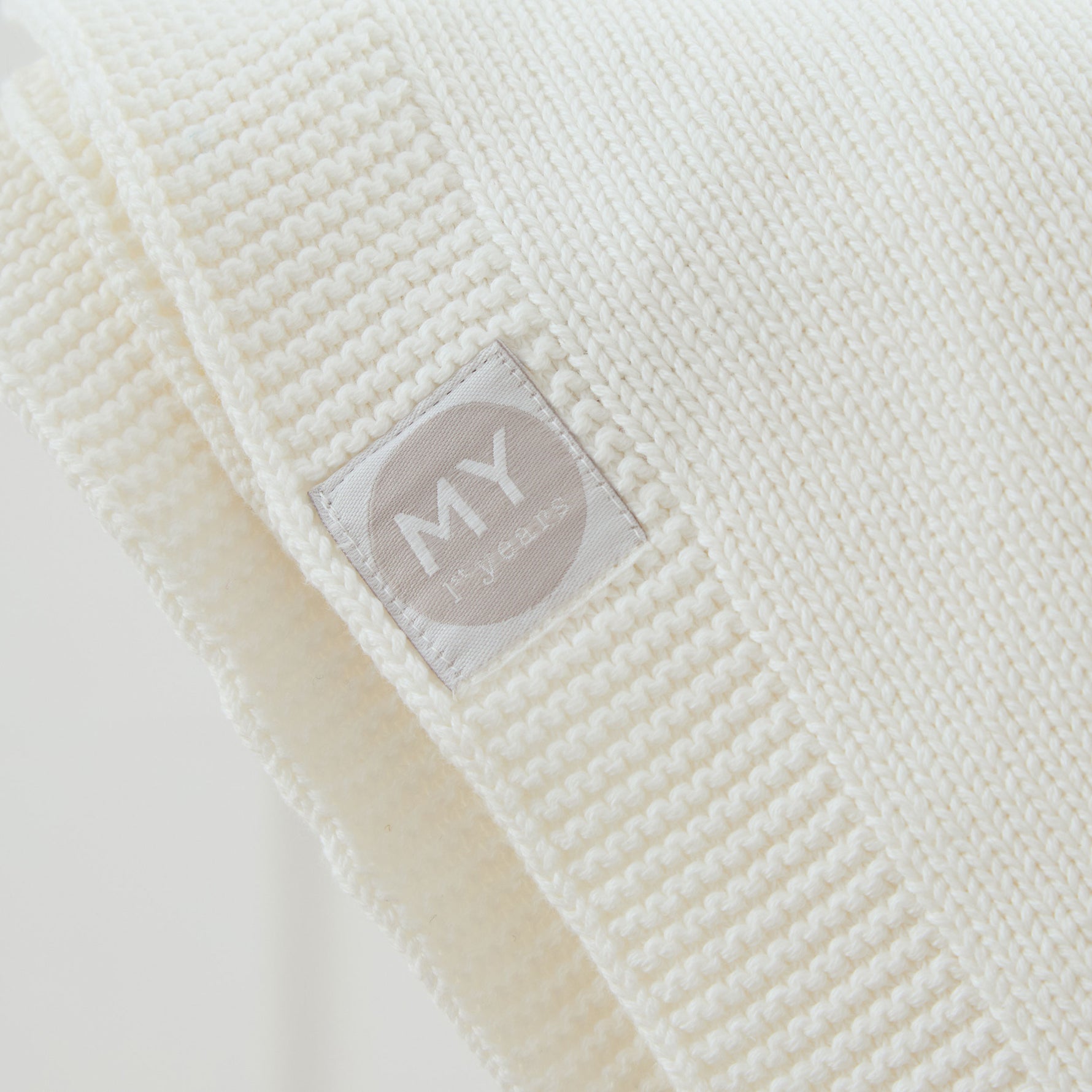 Personalised Peter Rabbit™ Cross Stitch Ivory Shawl