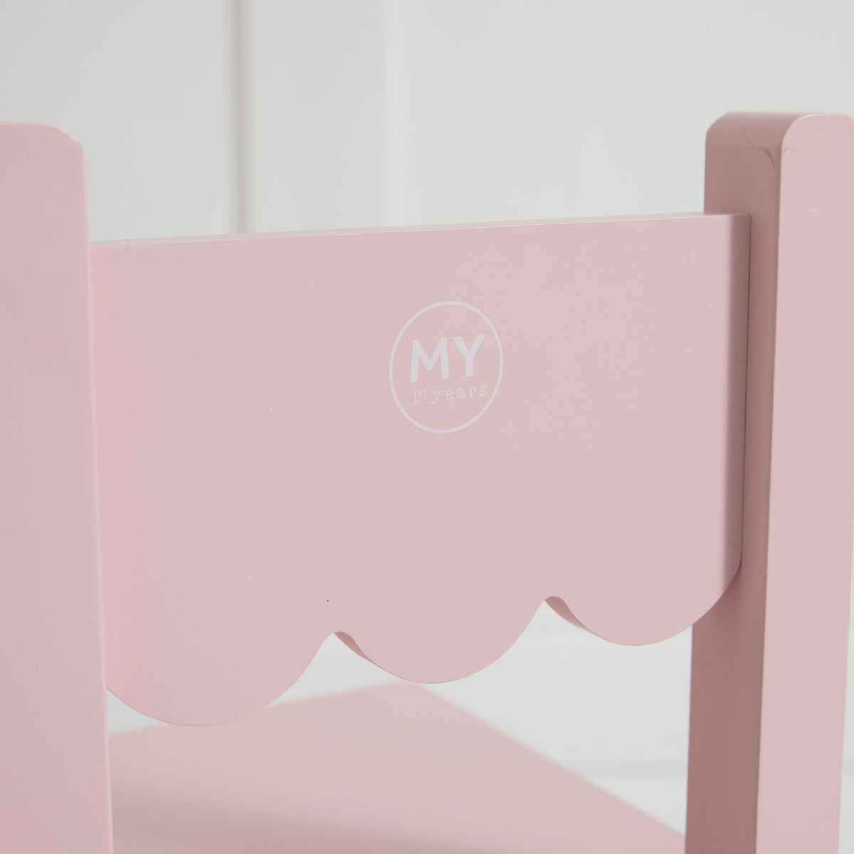 Personalised Floral Printed Pink Scalloped Chair FSC®