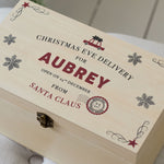 Personalised Christmas Eve Delivery Wooden Christmas Eve Box FSC®