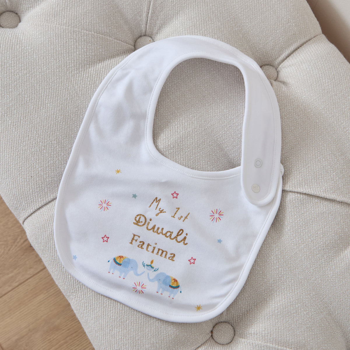 Personalised My 1st Diwali Bib