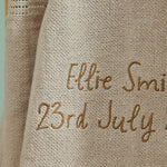Personalized Oatmeal Cellular Blanket
