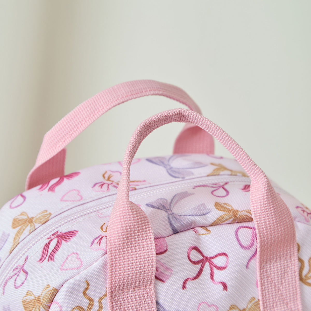 Personalised Bow Grab Mini Backpack
