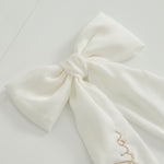 Personalised Ivory Hair Bow