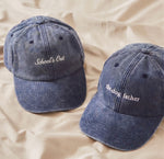 Personalised Denim Blue Cap