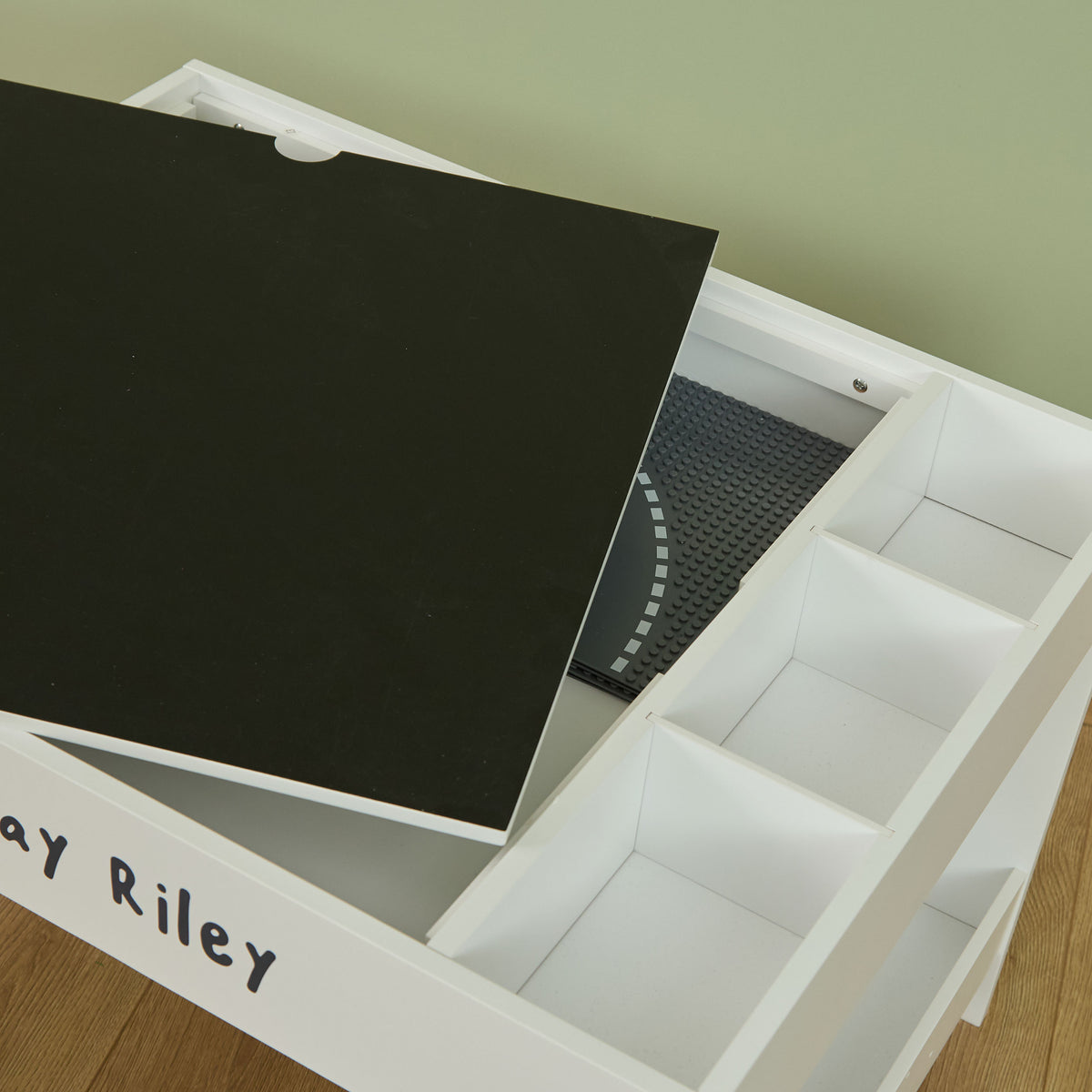 Personalised Activity Blackboard Table with Storage