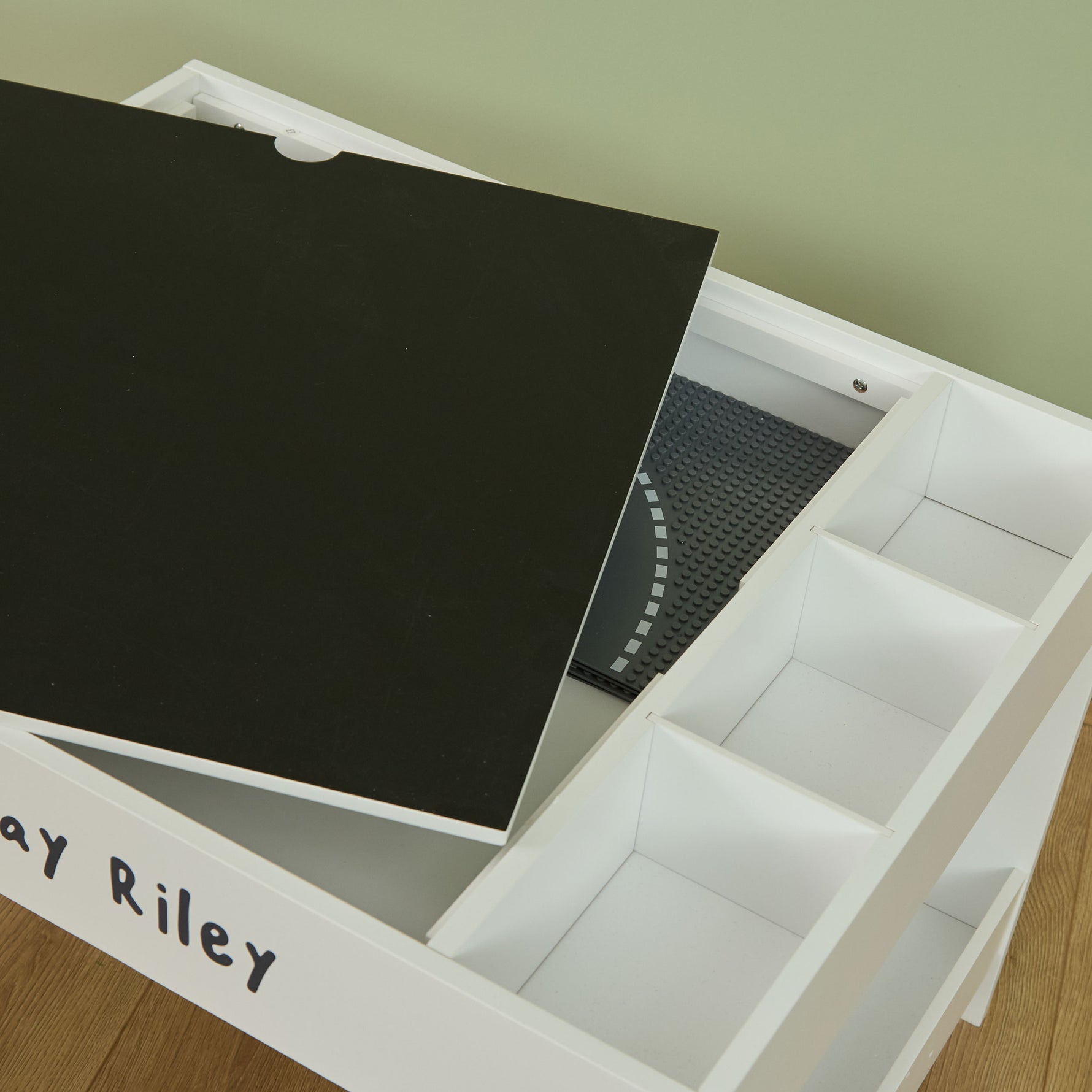 Personalised Activity Blackboard Table with Storage