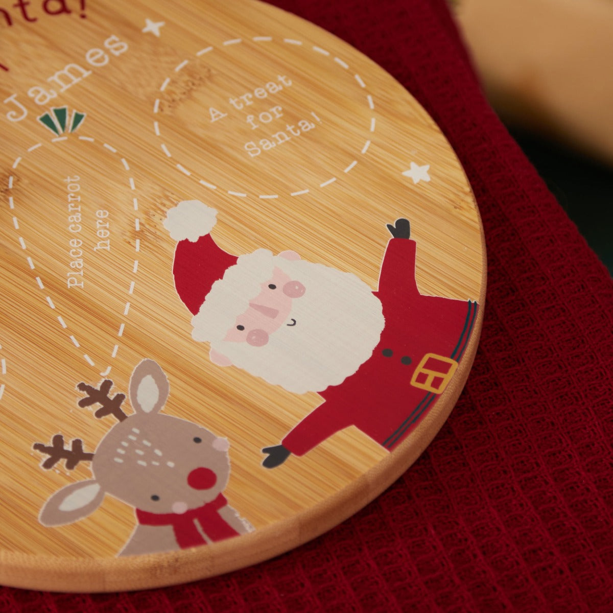 Personalised Traditional Christmas Santa Platter