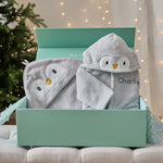 Personalised Penguin Splash & Snuggle Gift Set