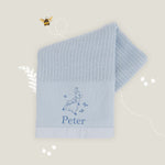 Personalized Blue Peter Rabbit Cellular Blanket