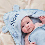 Personalized Blue Splash, Snuggle & Cuddle Gift Set