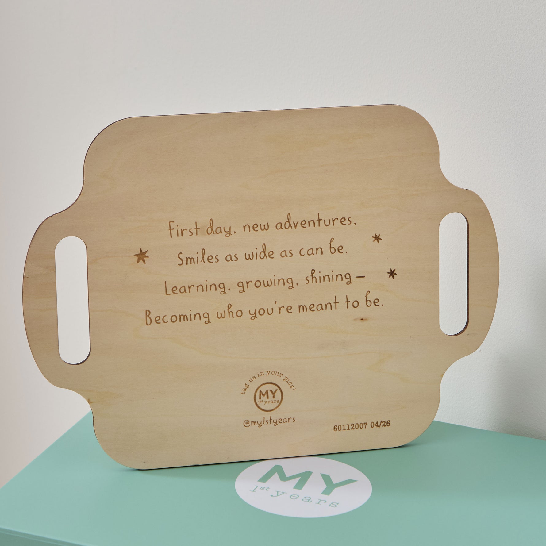 Personalised My 1st Day of School Customisable Board FSC®