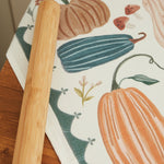 Personalised Autumn Pumpkin Tea Towel