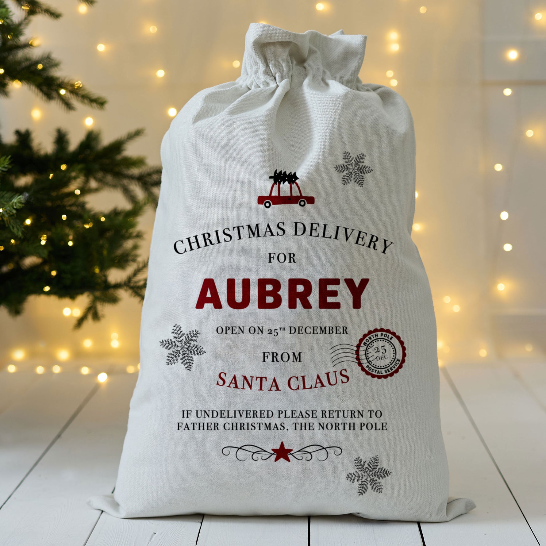 Personalised Christmas Delivery Gift Sack