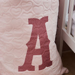 Personalised Pink Velvet Initial Gift Sack