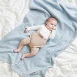 Personalized Blue Peter Rabbit Cellular Blanket