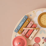 Personalised Just Bee Kids Colourful Wooden Music Table Toy