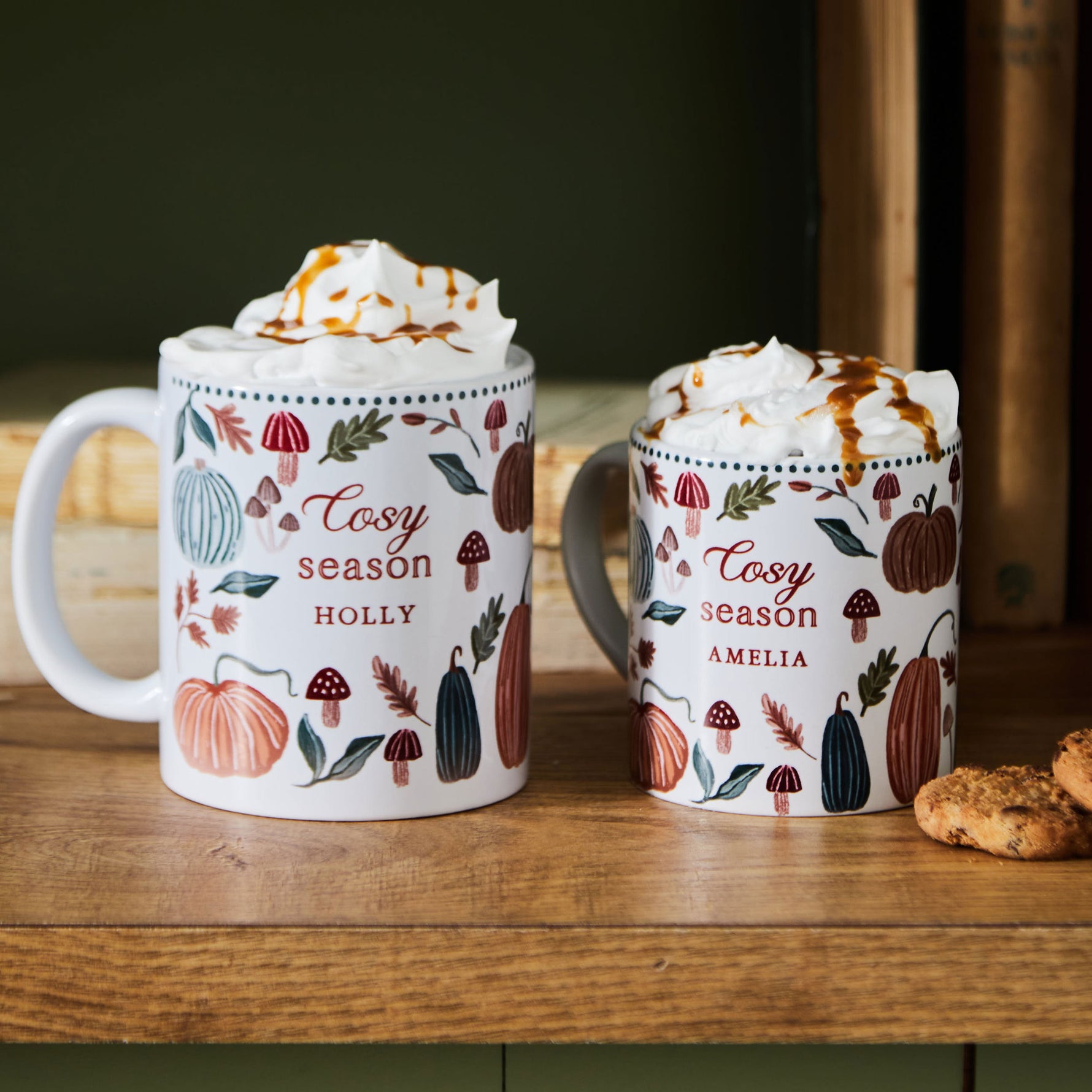 Personalised Autumn Cosy Season Children's Mug