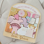 Personalised Pink Stacking Puzzle FSC®