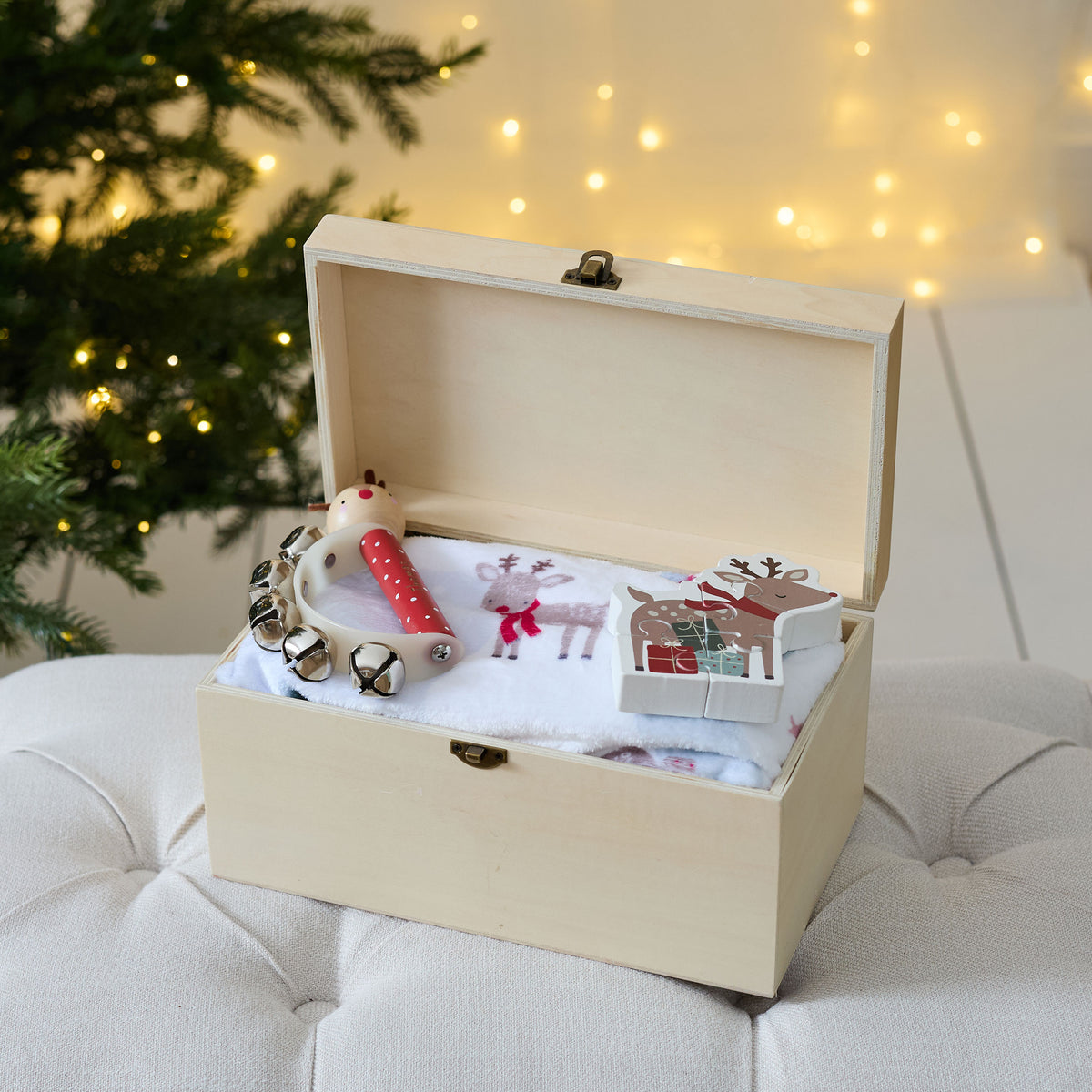 Personalised Christmas Eve Delivery Wooden Christmas Eve Box FSC®