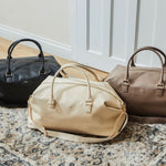 Personalised Weekend Holdall Bag in Black by Made Yours