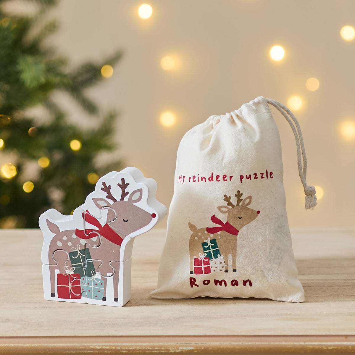 Reindeer Wooden Puzzle FSC® 12 months+