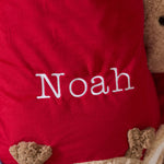 Personalised Large Reindeer Stocking and Sack Gift Set